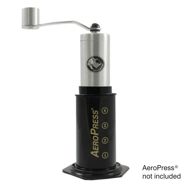 Rhino Hand Grinder small adapter Aeropress