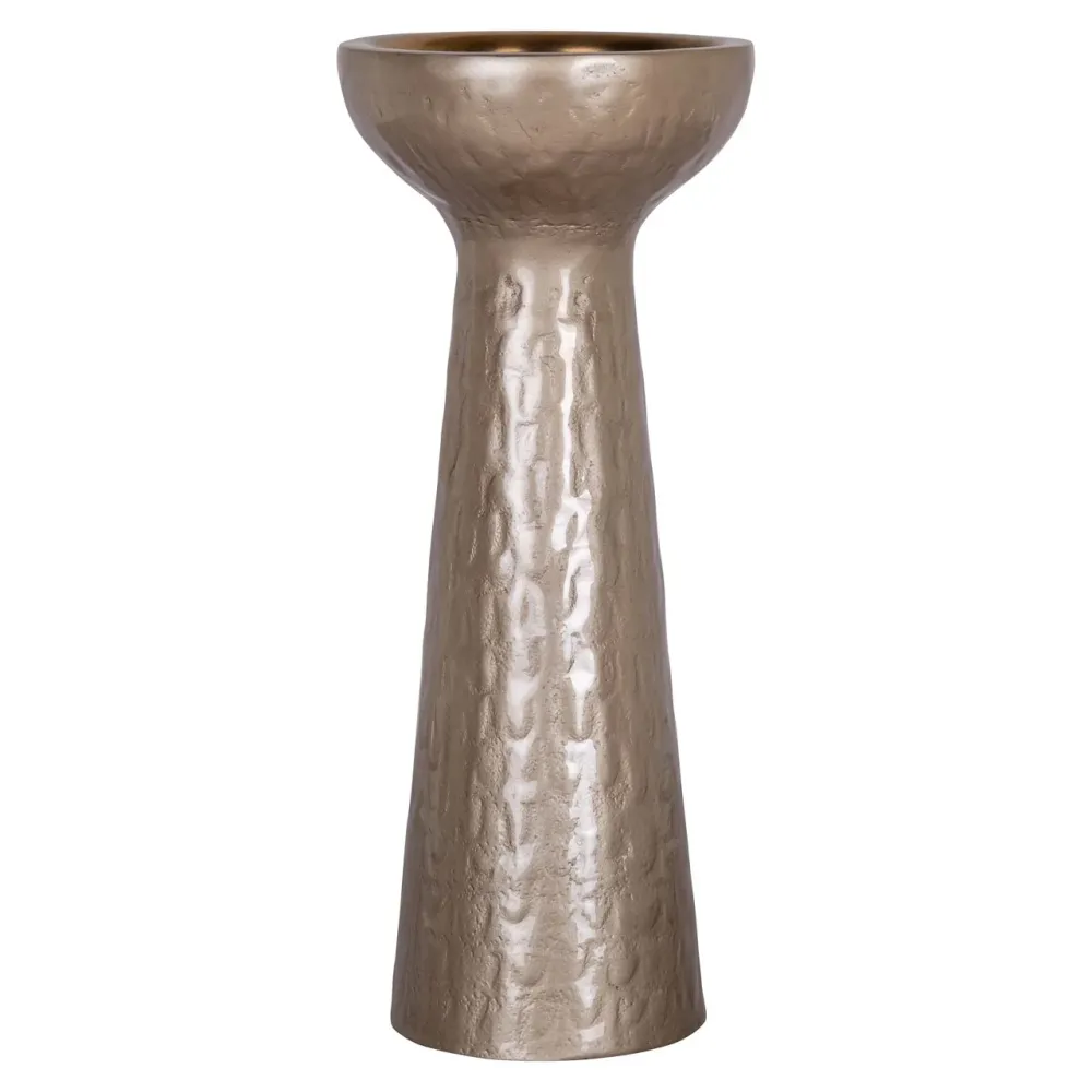 Richmond Interiors Kerzenständer Juana beige | H 39 cm
