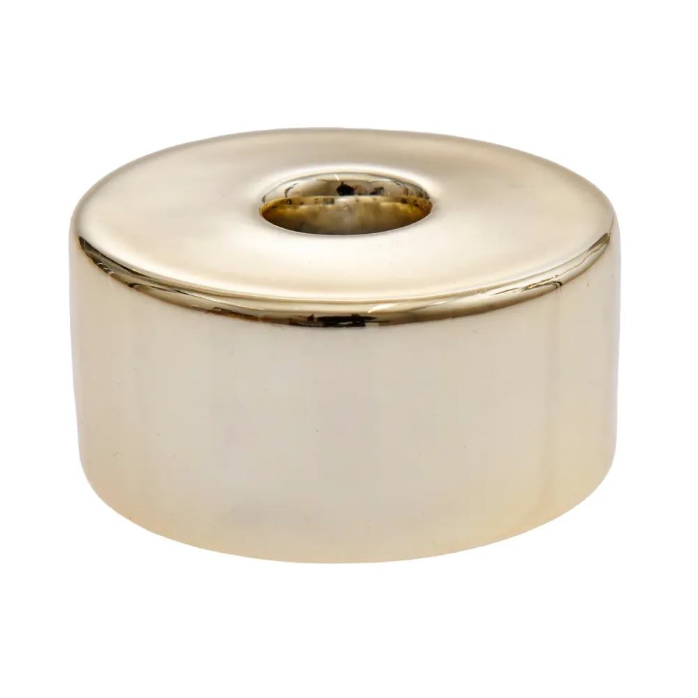 RICO DESIGN Keramikkerzenhalter gold