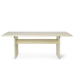 Rink Dining Table - 200 x 90 - Eggshell