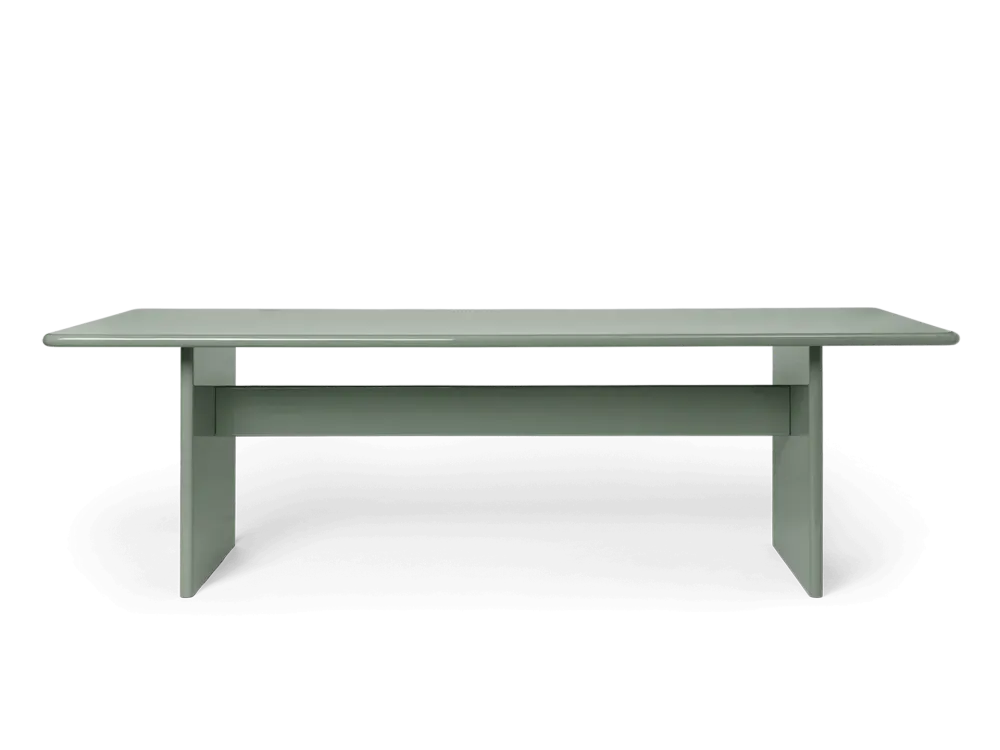 Rink Dining Table - 240 x 90 - Tea Green