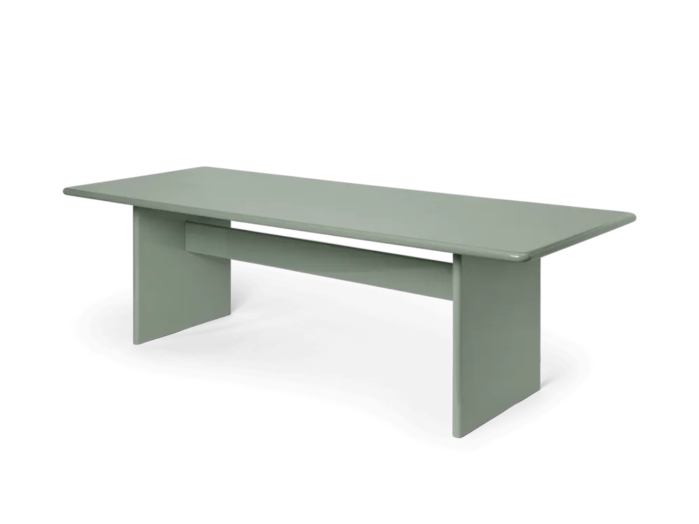 Rink Dining Table - 240 x 90 - Tea Green