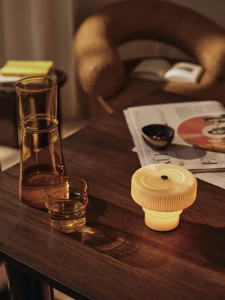Ripple Portable Lamp - Oat