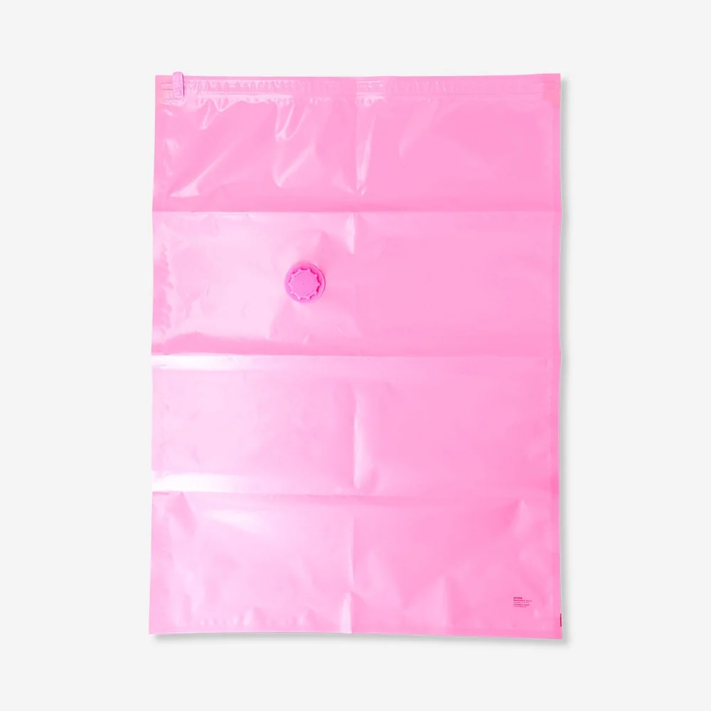Rosa Vakuumbeutel für Kleidung - 50x70 cm