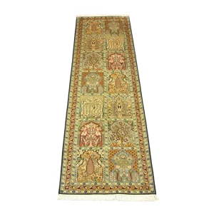 Seidenteppich - Kaschmir Seide 298 x 82 cm Teppich Läufer