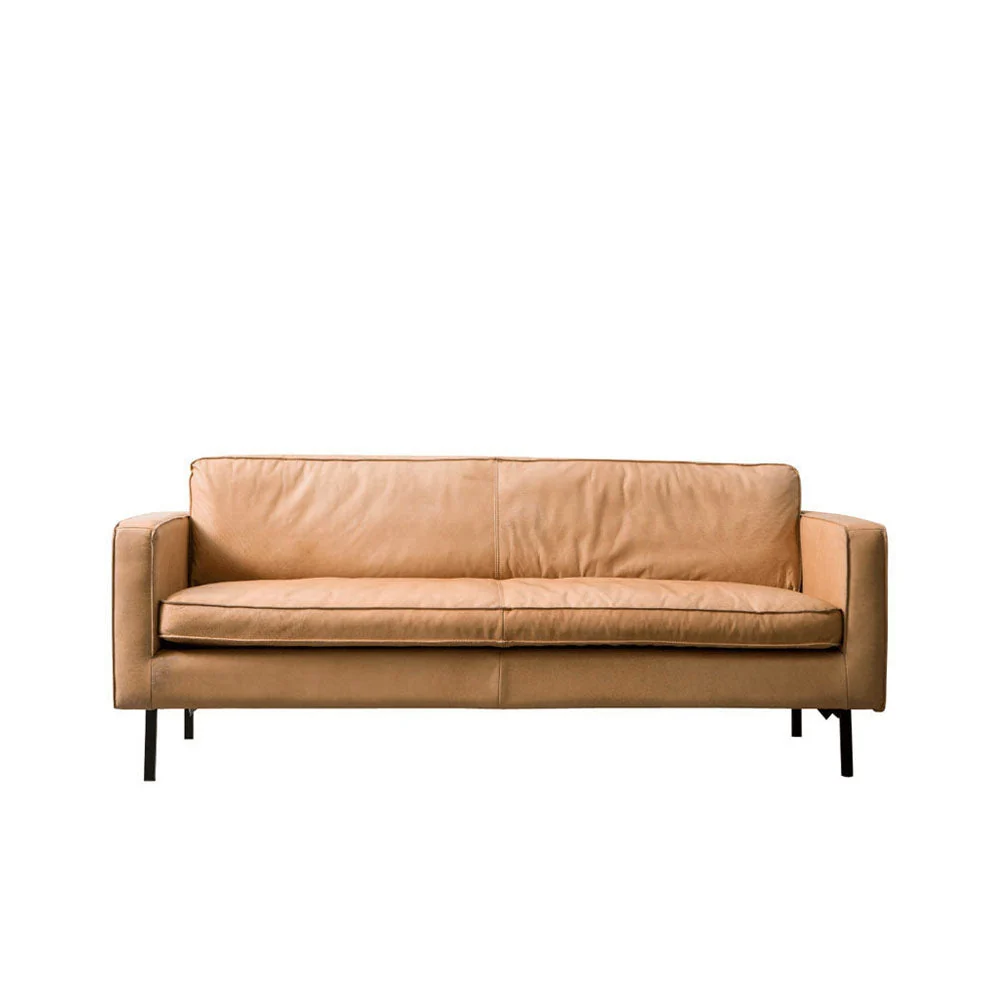 Sessel - Gordon - Leder - Cognac - 2,5-Sitzer