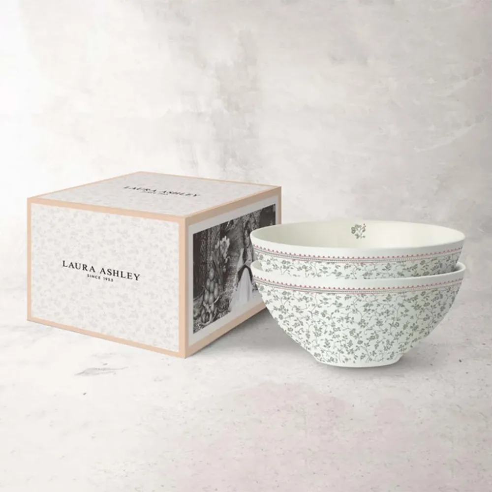 Set 2 Schalen Wilde Clematis von Laura Ashley