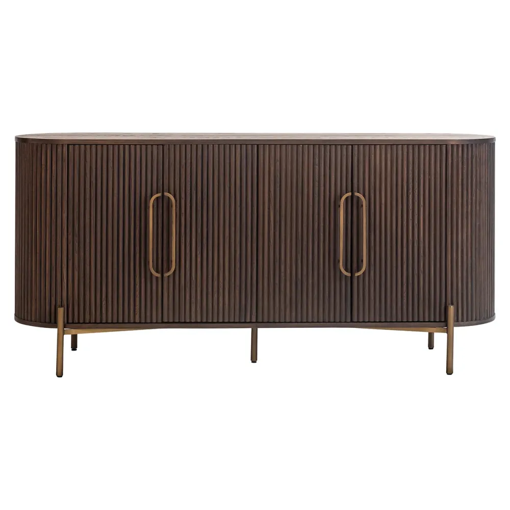 Sideboard Luxor 4-türig (Brown)