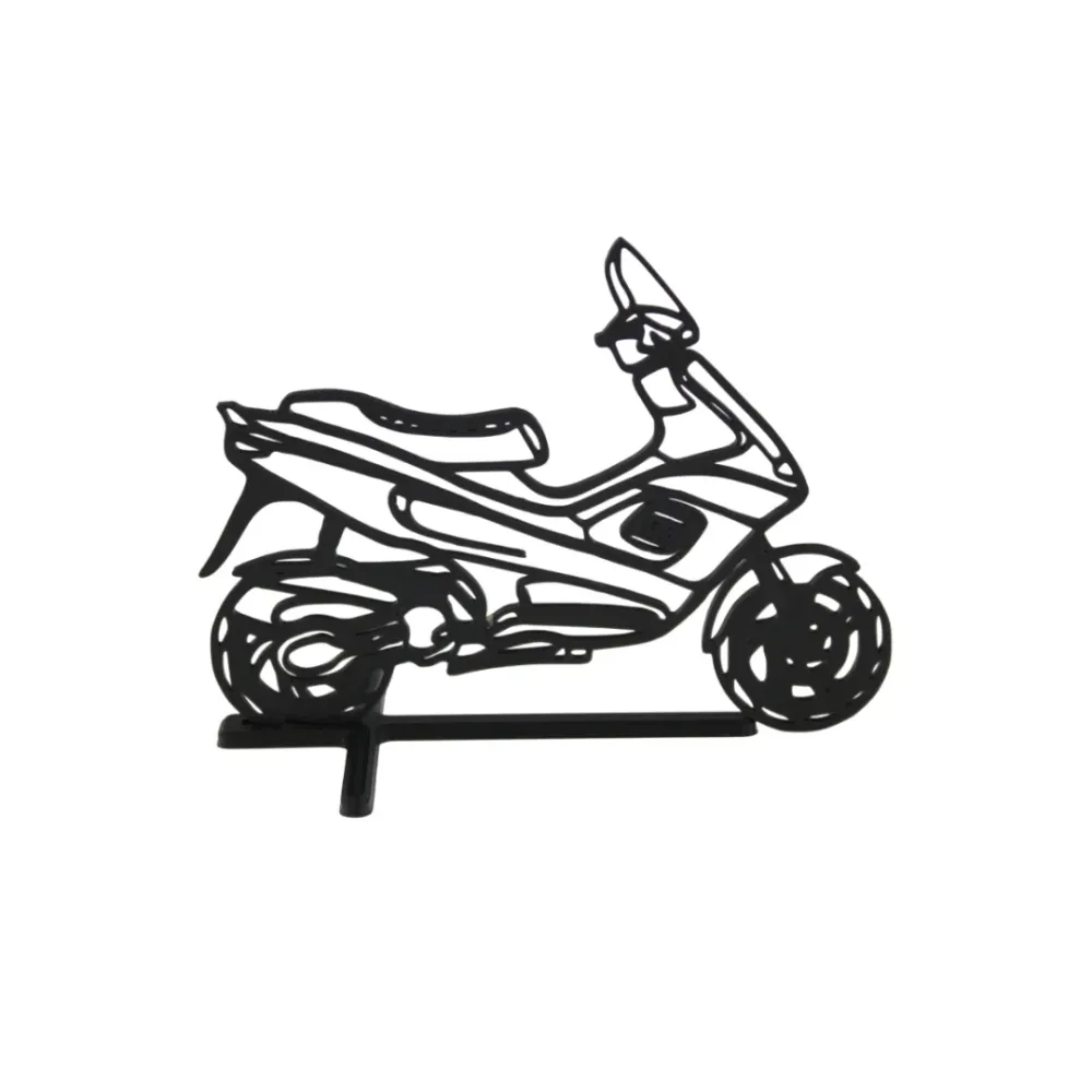 3d Silhouette Gilera Läufer 180cc 2 Strich