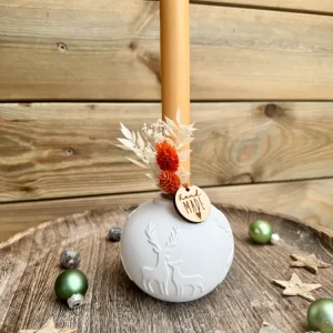 Silikonform Christbaumkugel Kerzenhalter Hirsche