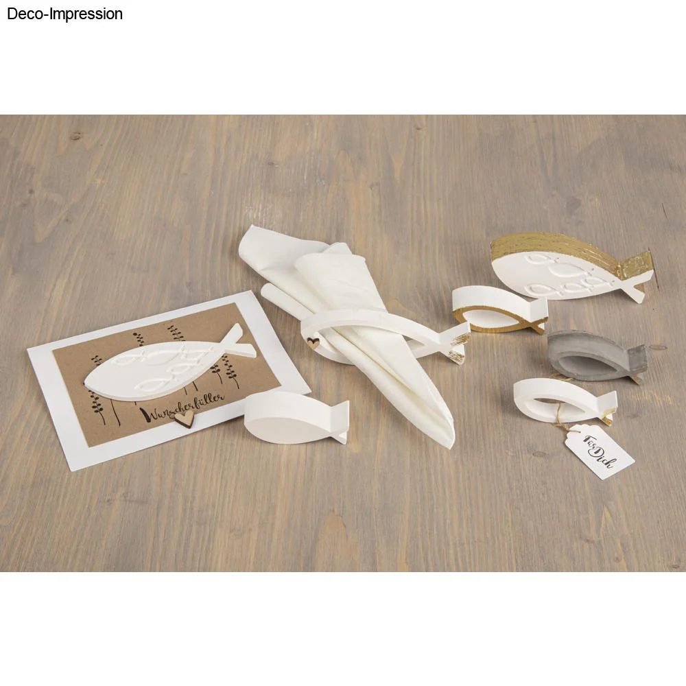 Silikongießform Fische 5 Formen