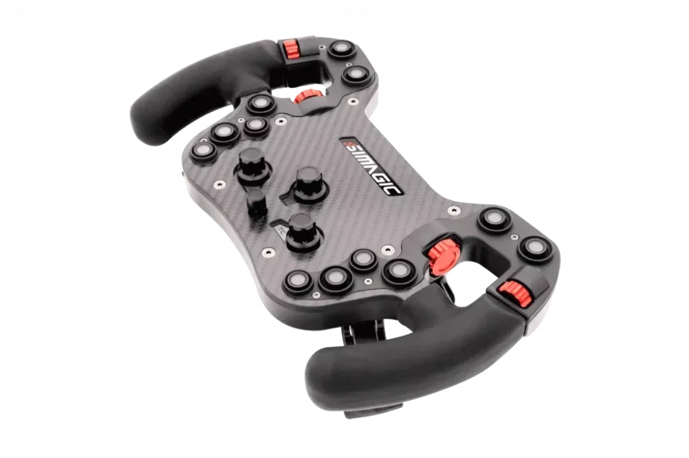 Simagic FX FX-C Steering Wheel, Carbon Fiber, Shifter & Clutch Paddles