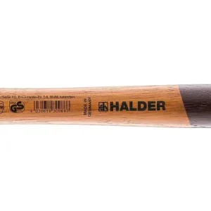 SIMPLEX-Schonhammer Halder mit Tempergussgehäuse und Holzstiel, TPE-Soft, Ø 40 mm