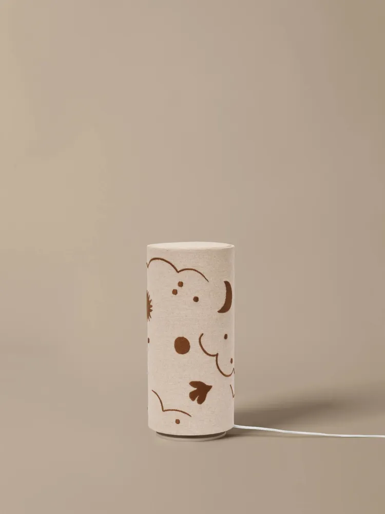 Skye Table Lamp - Natural/Bronze