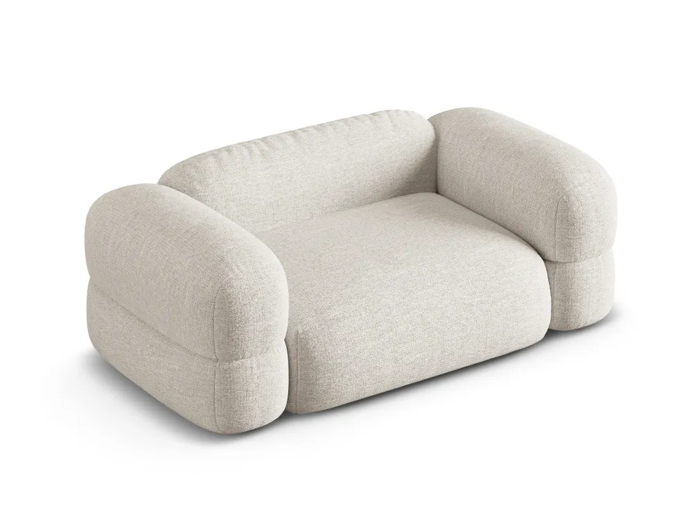 Sofa 2-Sitzer ROGER beige Chenille