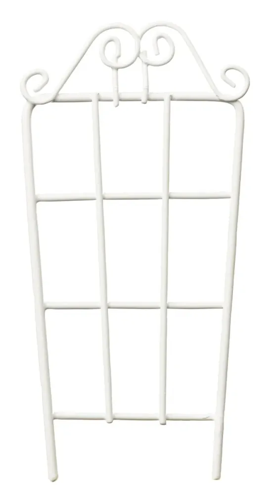 Spalier - Metall - weiß - 6,0 x 12,5 cm - Zubehör Wichteltür