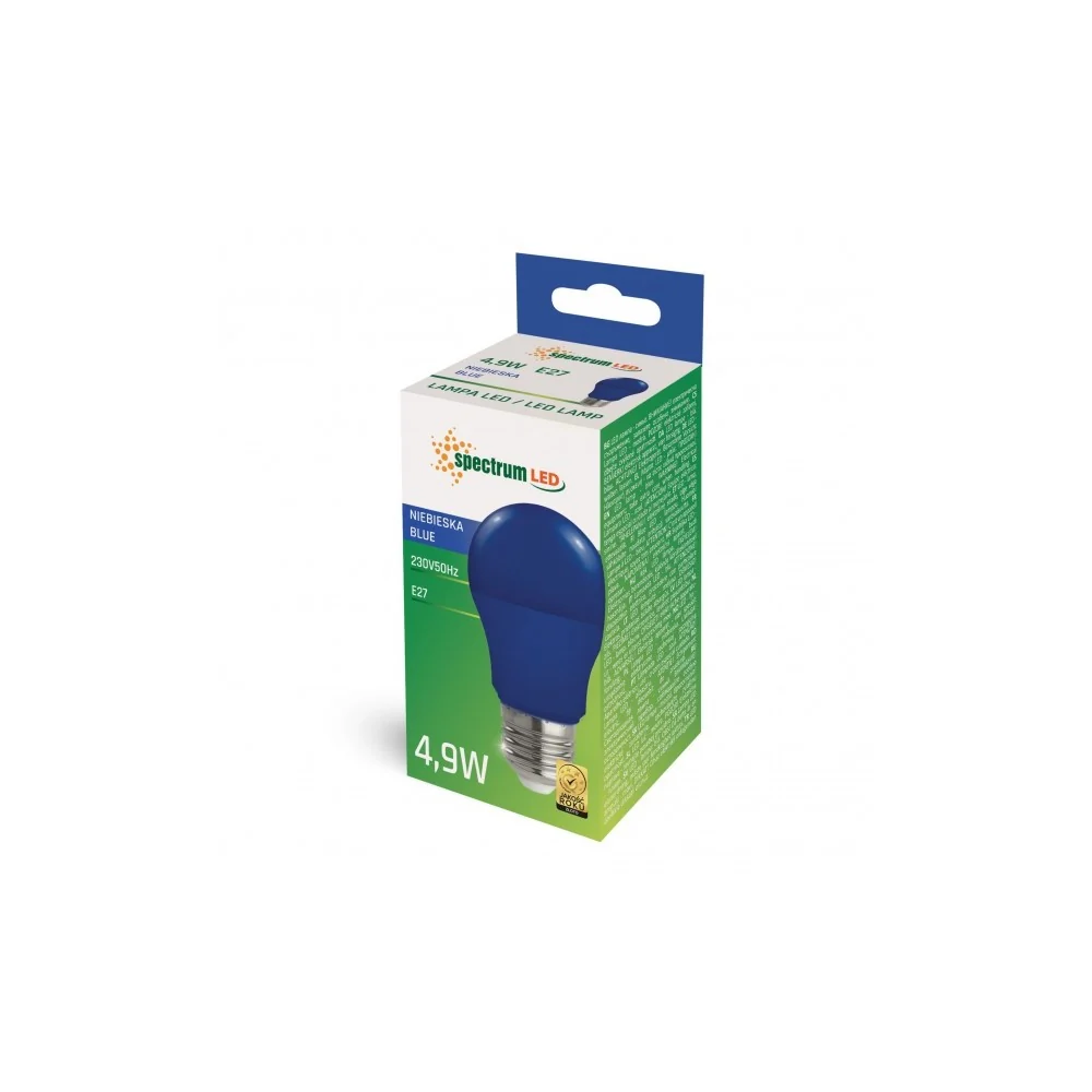 Spectrum LED E27 A50 Farbig Bunt 4,9W Birne 270° Lichterkette Leuchtmittel Deko BLAU