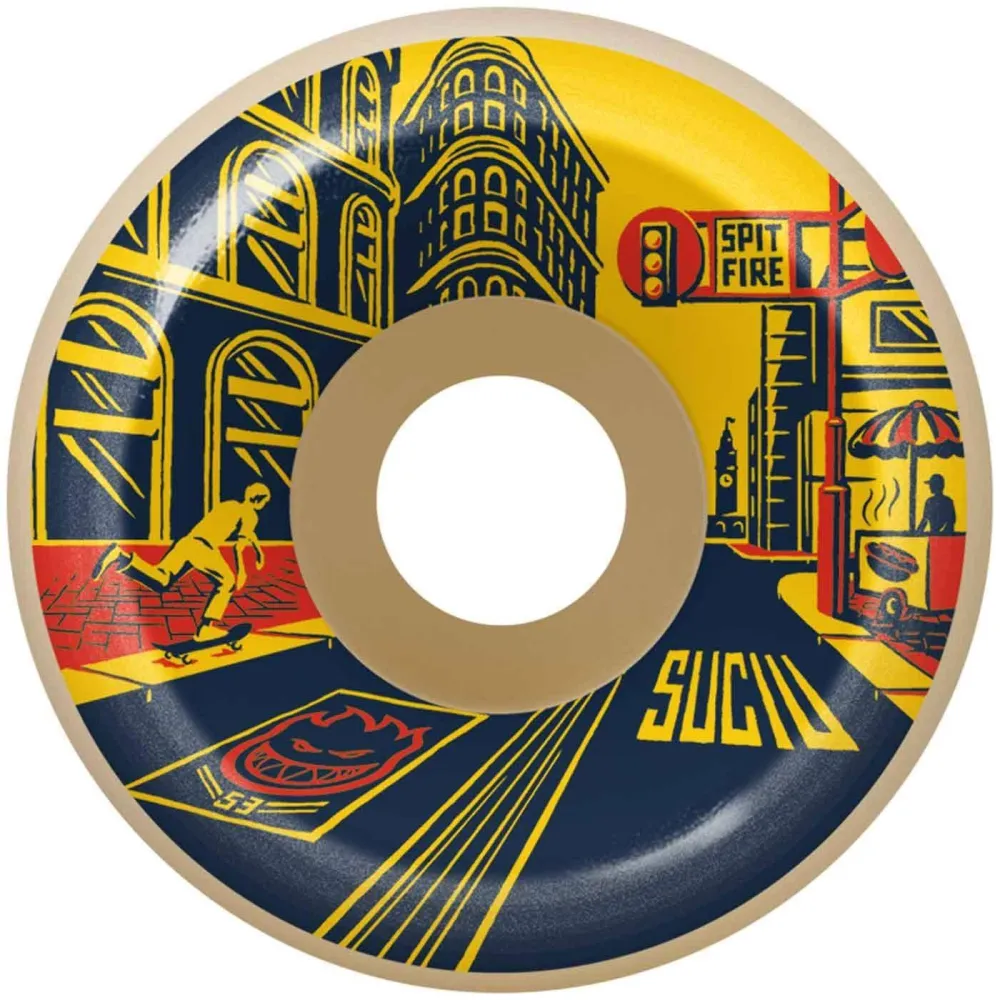Spitfire 53mm 99A Formula Four Conical Full Suciu Market Wheels
