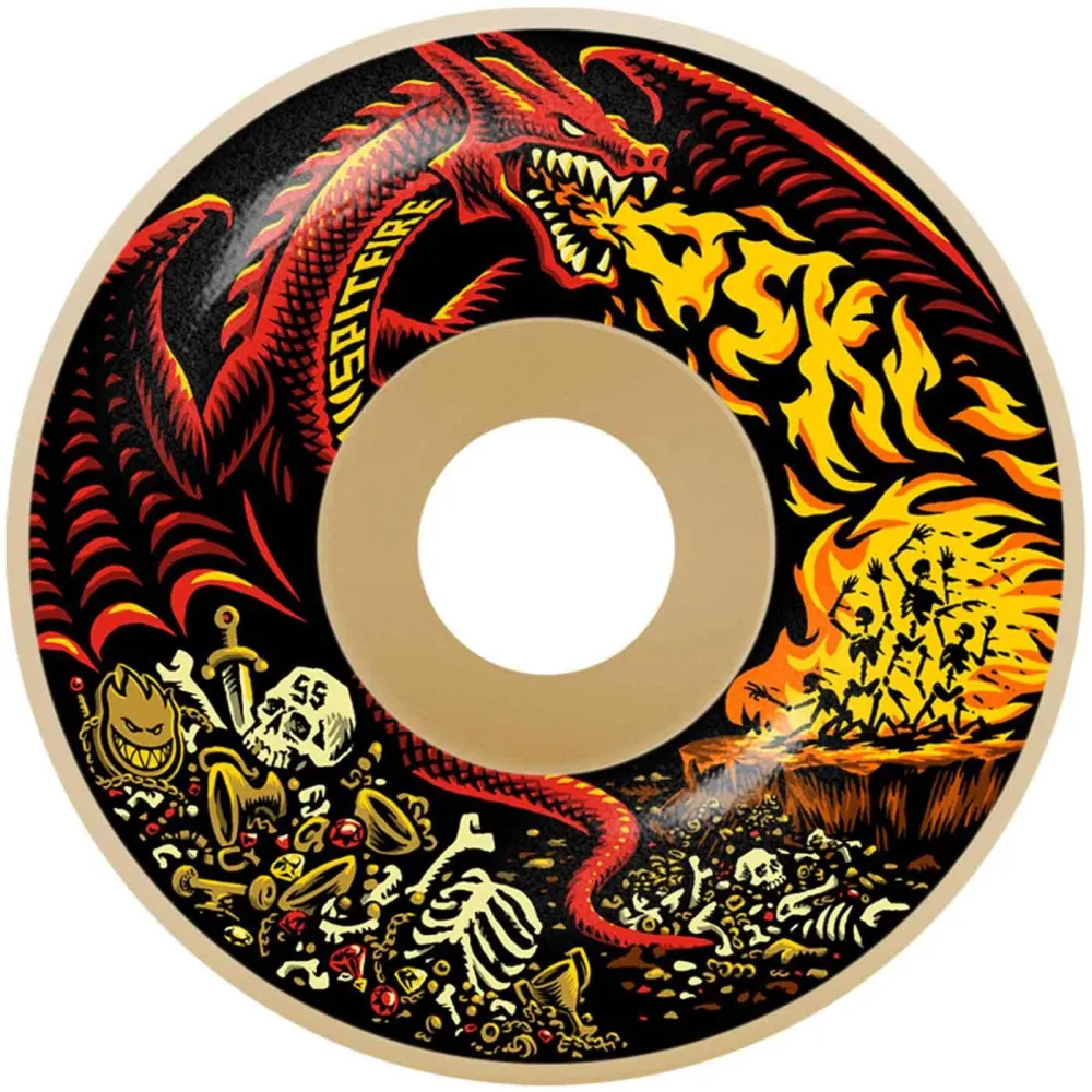 Spitfire 55mm 99A Formula Four Radials Oski Scorched Wheels