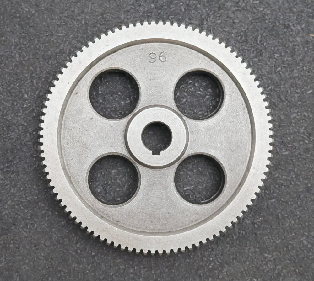 Stahl Wechselrad exchange wheel Modul m=1,0mm Z=96 Breite 12mm Bohrungs-Ø= 12mm