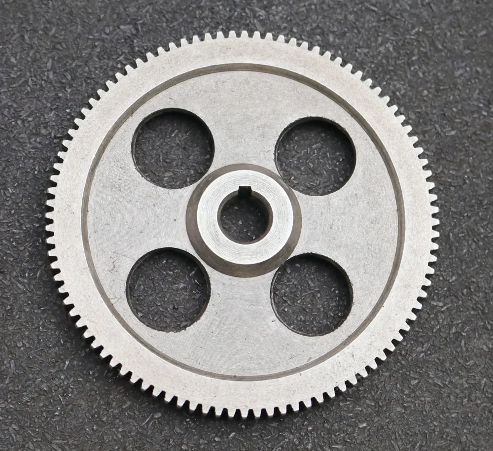 Stahl Wechselrad exchange wheel Modul m=1,0mm Z=96 Breite 12mm Bohrungs-Ø= 12mm