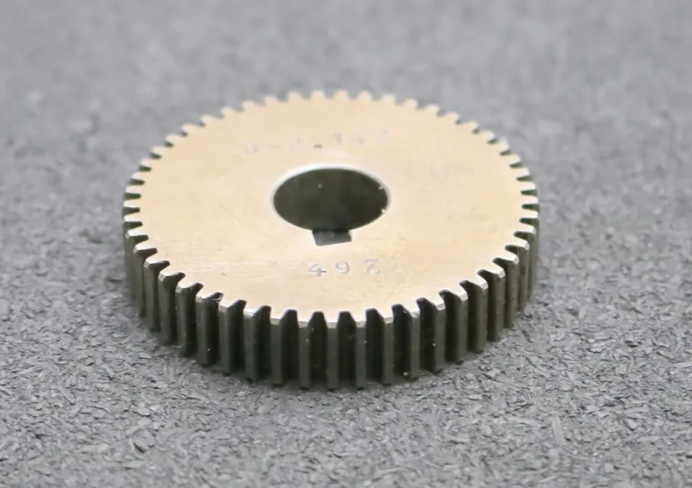 Stahl Wechselrad exchange wheel Modul m=1,0mm Z=49 Breite 10mm Bohrungs-Ø= 14mm