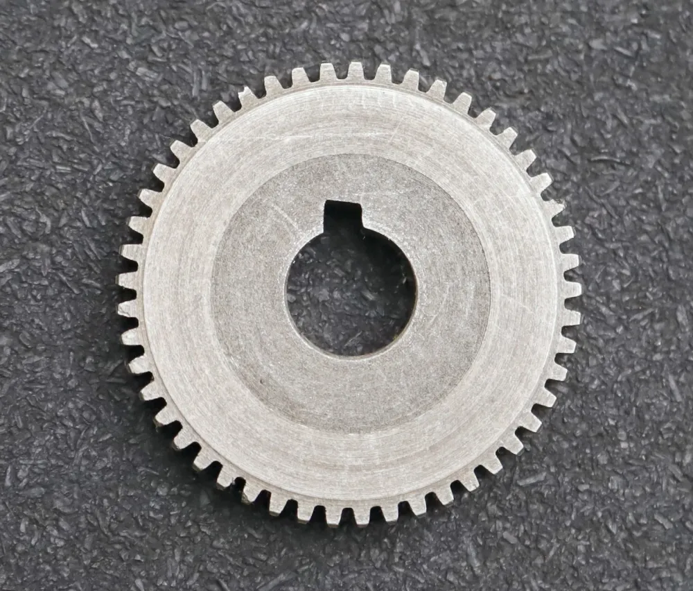 Stahl Wechselrad exchange wheel Modul m=1,0mm Z=49 Breite 10mm Bohrungs-Ø= 14mm