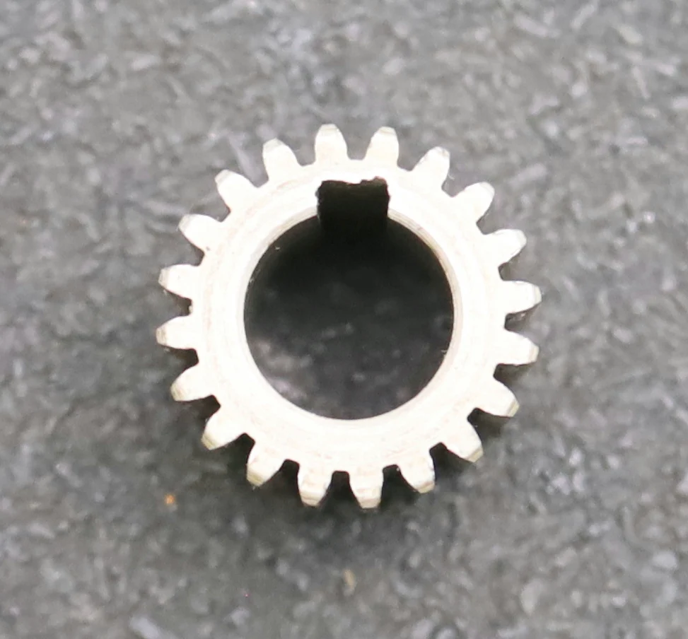 Stahl Wechselrad exchange wheel Modul m=1,0mm Z=20 Breite 24mm Bohrungs-Ø= 12mm