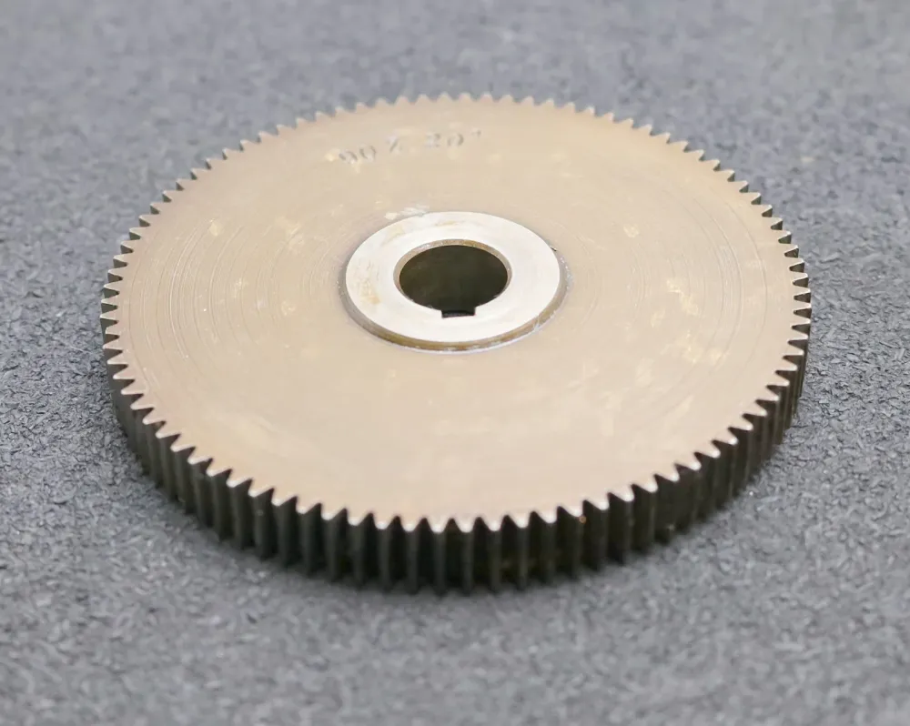 Stahl Wechselrad exchange wheel Modul m=1,0mm Z=90 Breite 12mm Bohrungs-Ø= 14mm