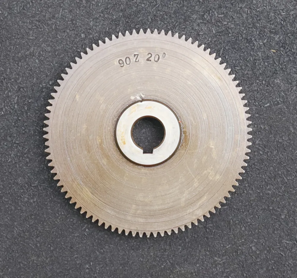 Stahl Wechselrad exchange wheel Modul m=1,0mm Z=90 Breite 12mm Bohrungs-Ø= 14mm