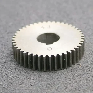 Stahl Wechselrad exchange wheel Modul m=1,0mm Z=43 Breite 10mm Bohrungs-Ø= 14mm