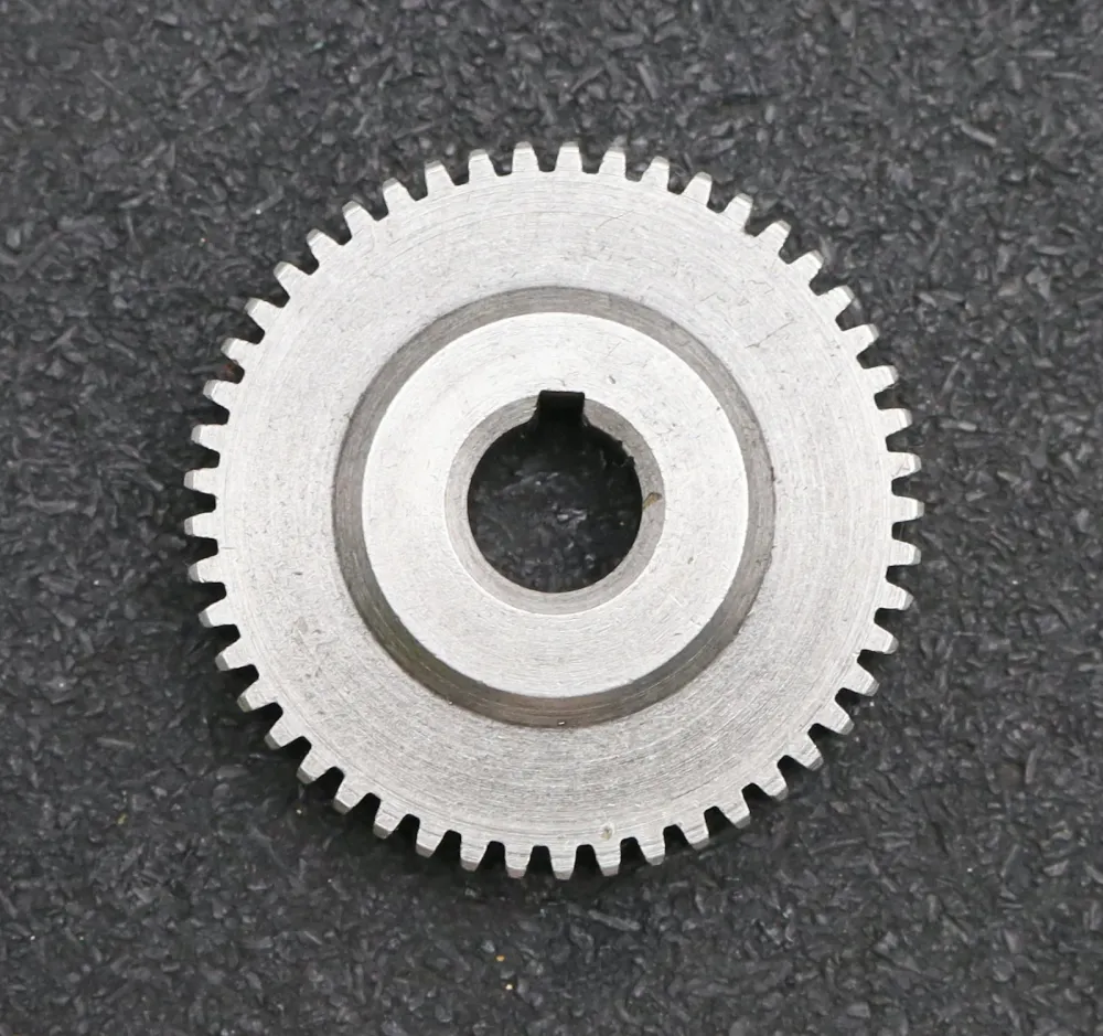 Stahl Wechselrad exchange wheel Modul m=1,0mm Z=49 Breite 12mm Bohrungs-Ø= 12mm