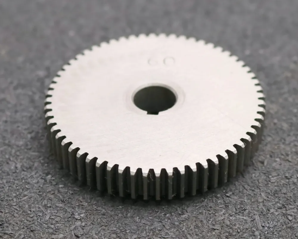 Stahl Wechselrad exchange wheel Modul m=1,0mm Z=60 Breite 12mm Bohrungs-Ø= 12mm