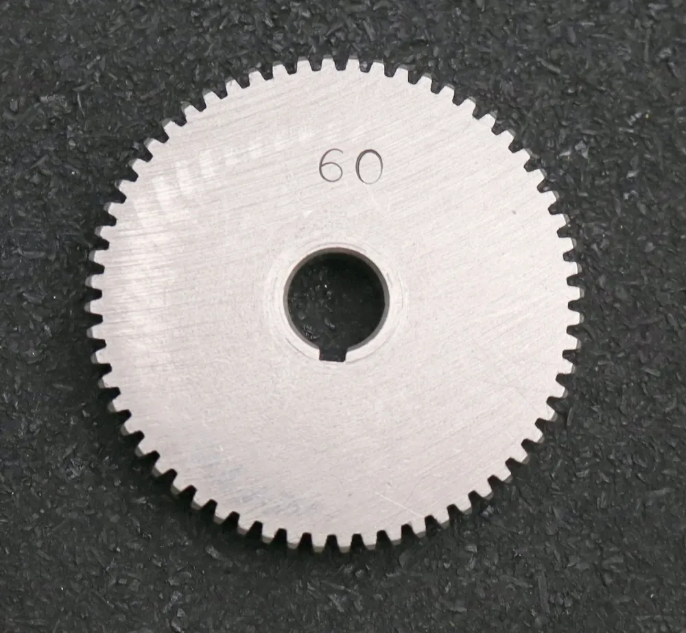 Stahl Wechselrad exchange wheel Modul m=1,0mm Z=60 Breite 12mm Bohrungs-Ø= 12mm
