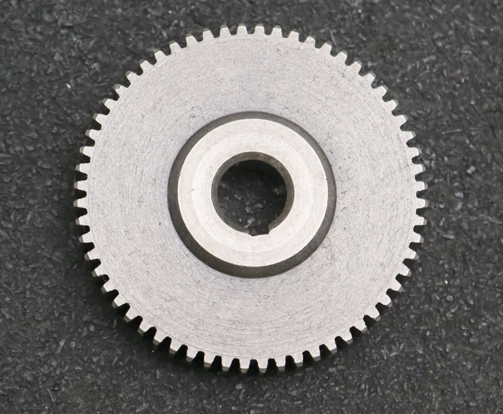 Stahl Wechselrad exchange wheel Modul m=1,0mm Z=60 Breite 12mm Bohrungs-Ø= 12mm