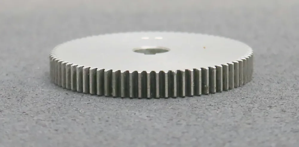 Stahl Wechselrad exchange wheel Modul m=1,0mm Z=77 Breite 10mm Bohrungs-Ø= 14mm
