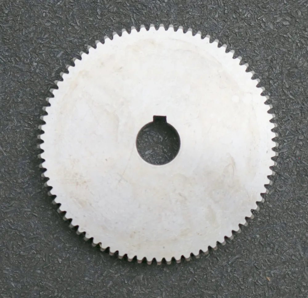 Stahl Wechselrad exchange wheel Modul m=1,0mm Z=77 Breite 10mm Bohrungs-Ø= 14mm