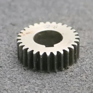 Stahl Wechselrad exchange wheel Modul m=1,0mm Z=28 Breite 10mm Bohrungs-Ø= 14mm