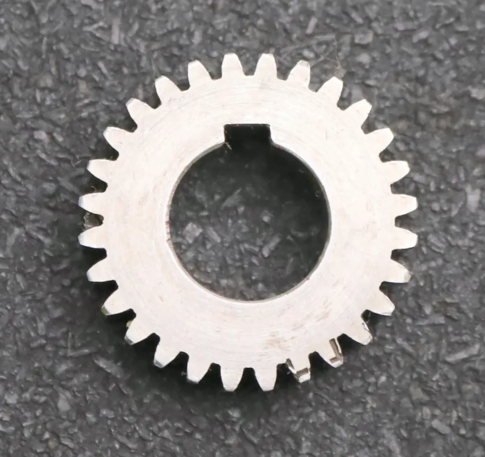 Stahl Wechselrad exchange wheel Modul m=1,0mm Z=28 Breite 10mm Bohrungs-Ø= 14mm