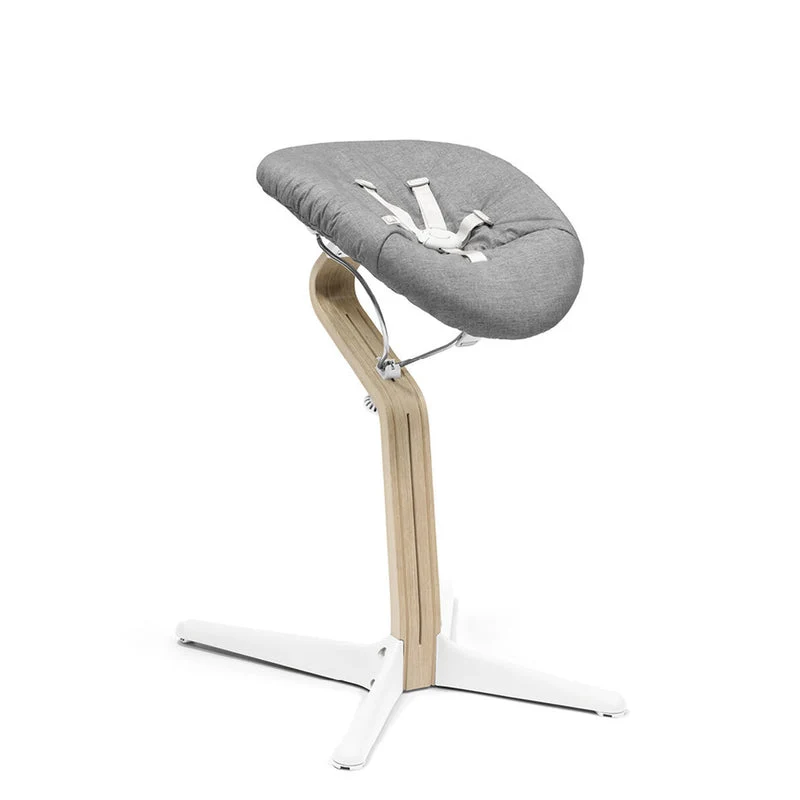 Stokke® Nomi Hochstuhl Babyaufsatz & Matratzenbezug White Grey/Blue