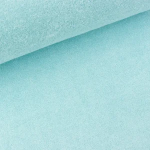 Stretch Sommerfrottee Mabel hellblau uni