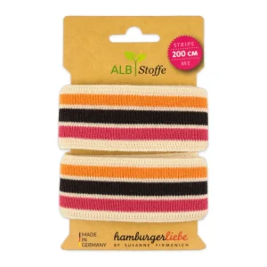 Stripe Me College Only You Band meringa-papaia-mokka-azalea
