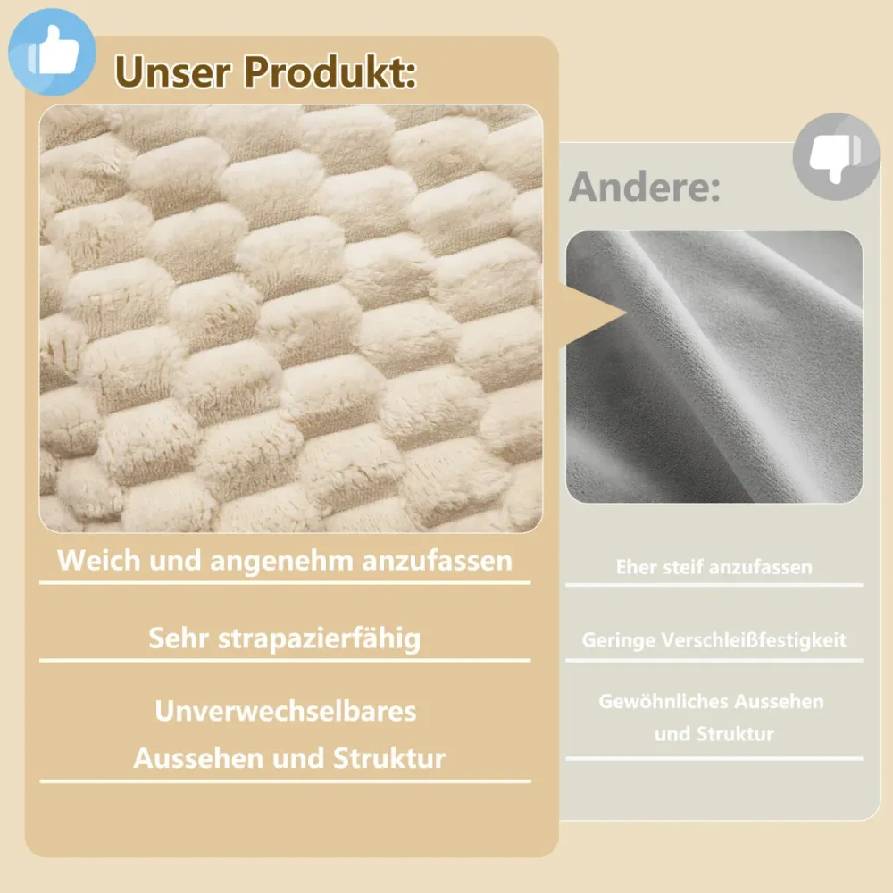 Tagesbett Schlafsofa 90x200 cm ausziehbar auf 180x200 cm Beige aus Samt mit LED-Lichtleiste, mit Lattenrost, ohne Matratze