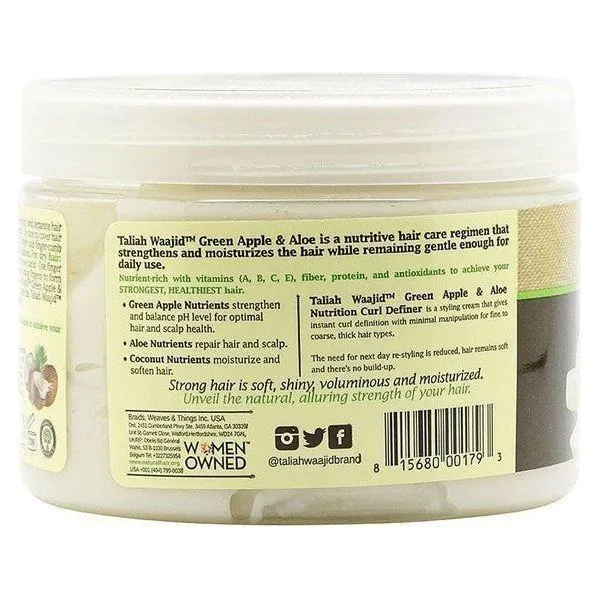 Taliah Waajid Green Apple & Aloe Coconut Nutrition Curl Definer 355ml