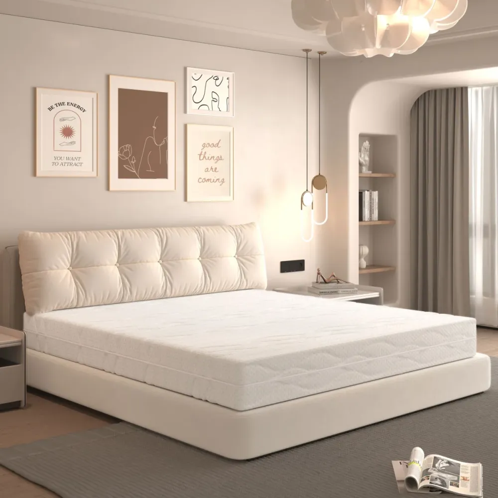 Taschenfederkern Matratze 120x200 cm, 7 Zonen, H3/H4, Boxspring-Gefühl