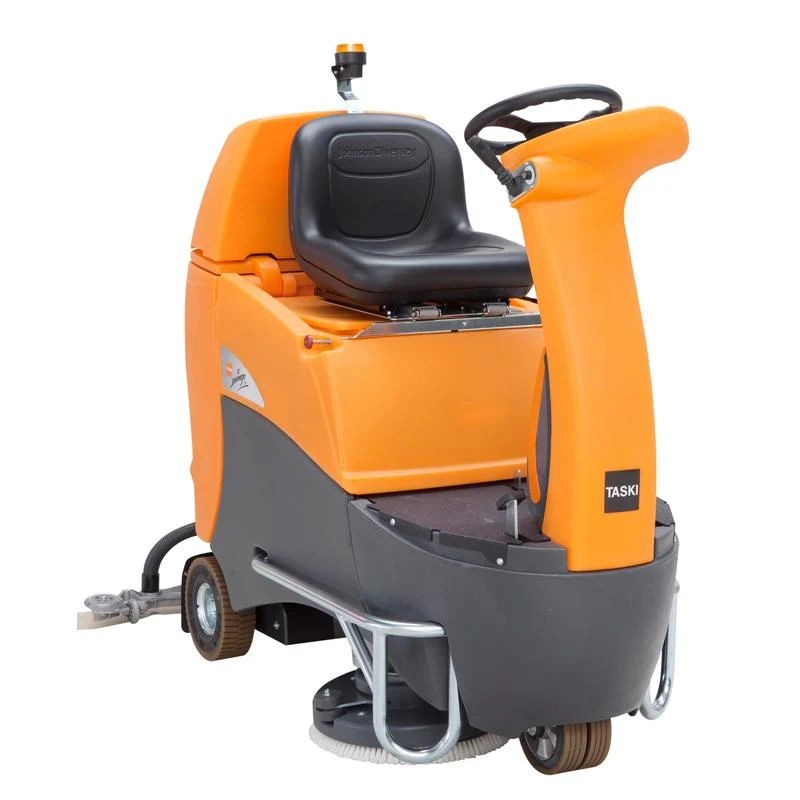 TASKI swingo 2500 Li 200 Ah, Kompakte, wirtschaftliche Aufsitzscheuersaugmaschine mit geschwindigkeitsabhängiger Dosierung...