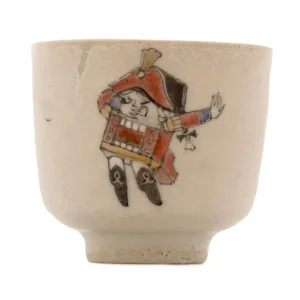 Tasse handgefertigt Moychay Nr. 43035, Künstlerisches Bild „Nussknacker“, Keramik/Handmalerei, 46 ml.