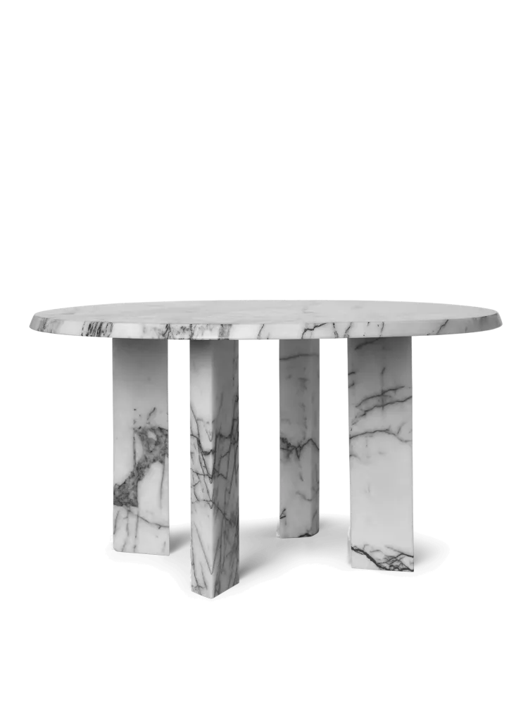 Taula Coffee Table - White/Charcoal
