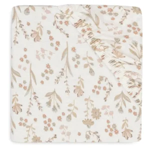 <tc>Jollein</tc> Spannbetttuch Kleinkind Bloomy 60X120Cm