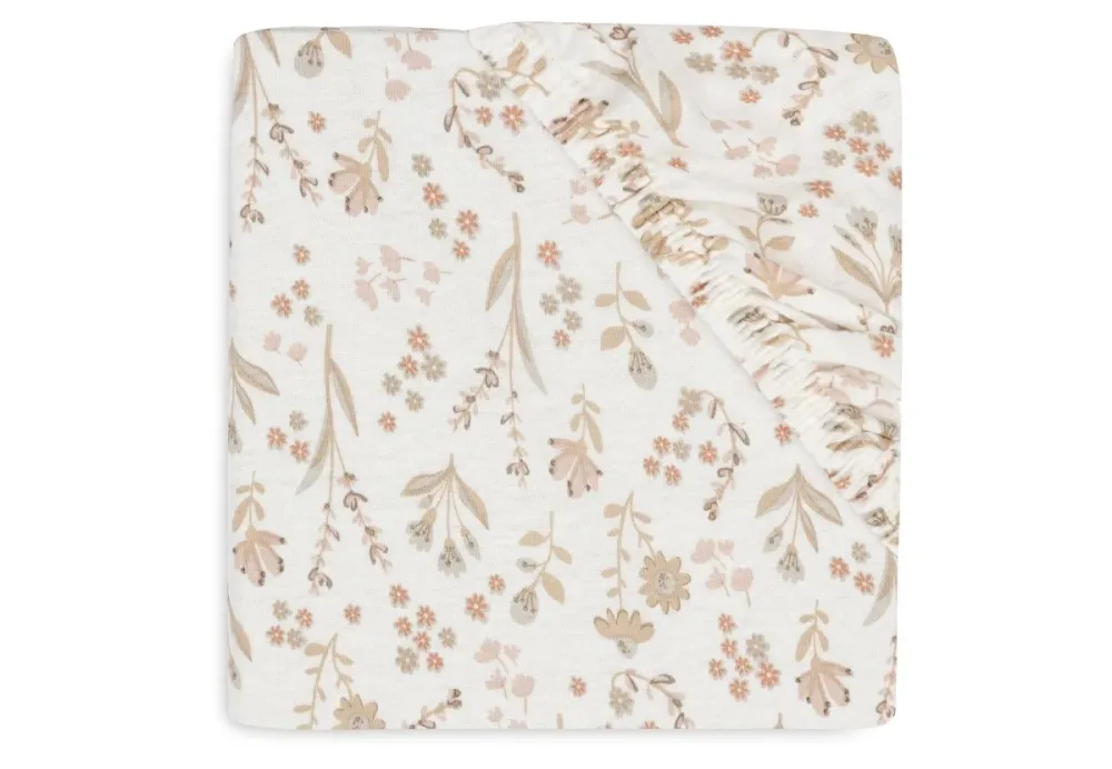 Jollein Spannbetttuch Kleinkind Bloomy 60X120Cm
